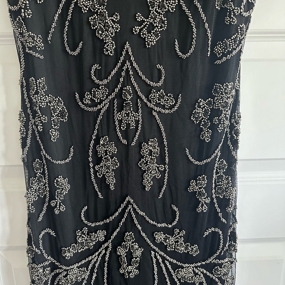 Pisarro Nights Black Beaded Gown - Picture 4 of 8